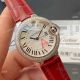 Swiss Quartz Cartier Medium Ballon Bleu 33 Double-row Case Pink Leather Strap (2)_th.jpg